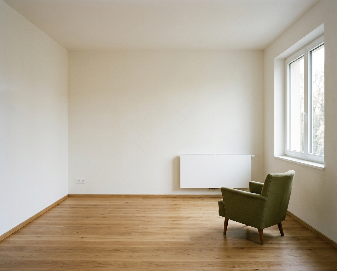 The living room after renovation